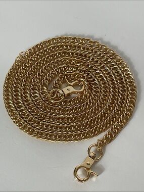 47” Gold Tone Chain | Bag Strap | Accessory